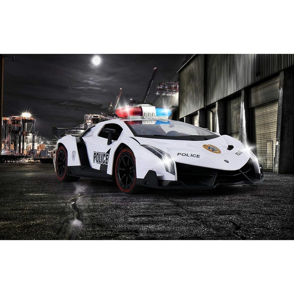 Top Race Remote Control Police Car
