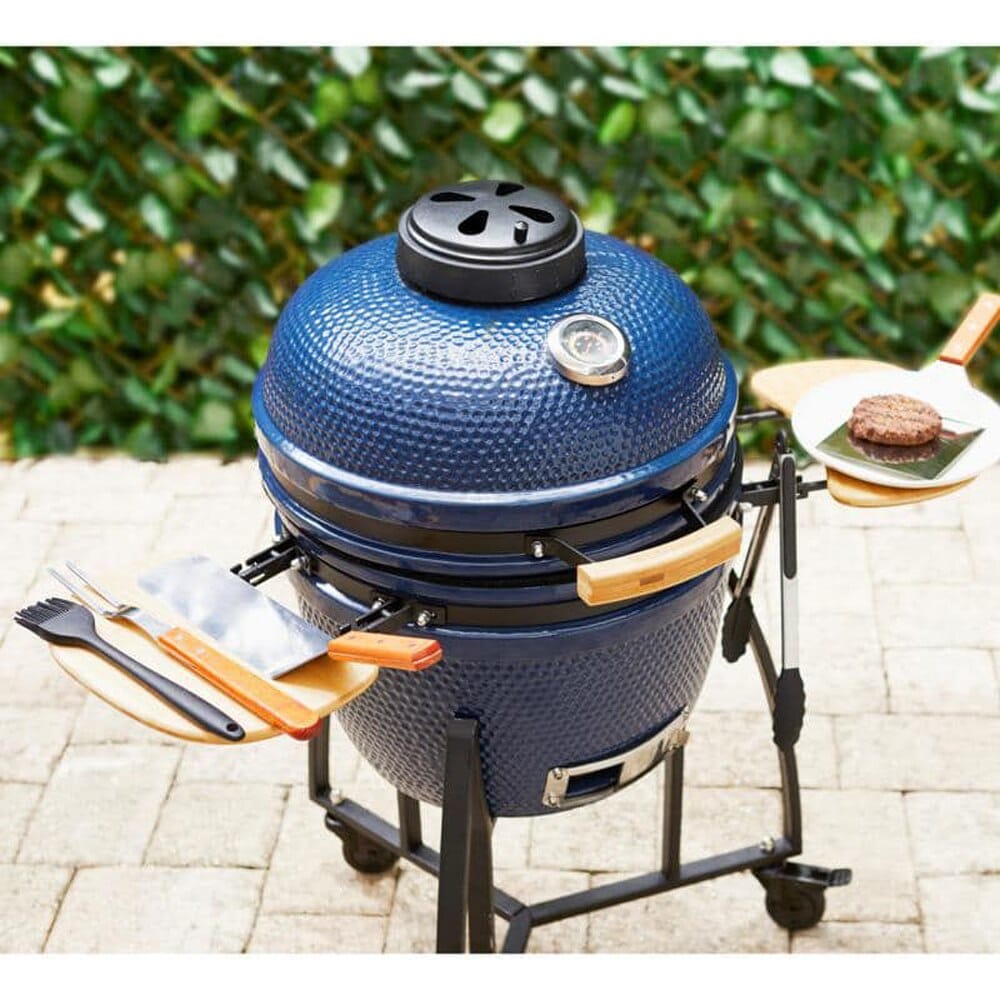 Lifesmart 18" Kamado Grill Package