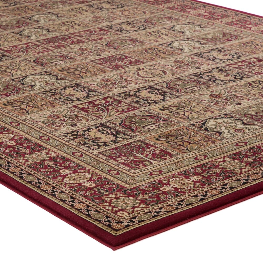 Persian Classics Area Rug, 10'11" x 15', Garden Red