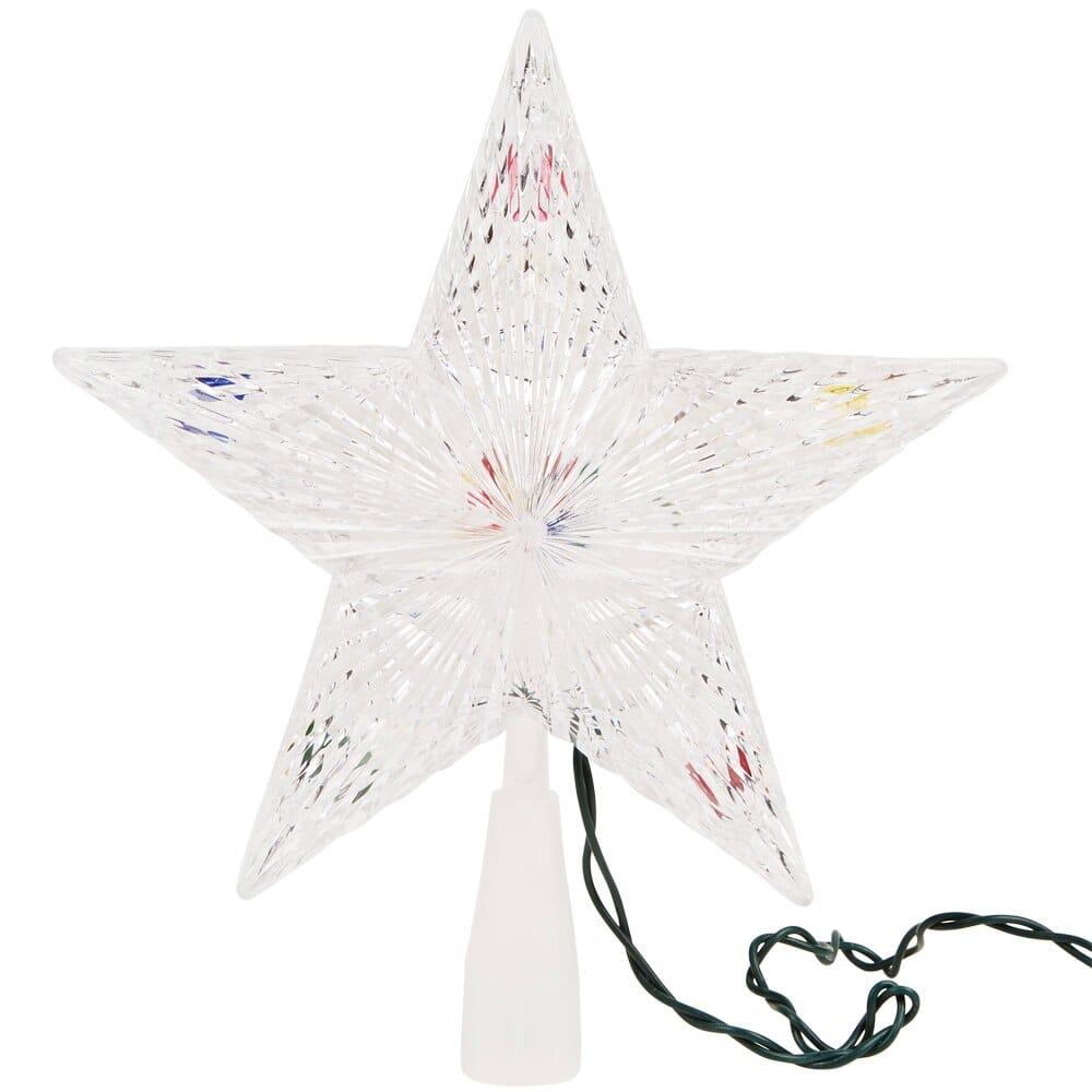 Jingle Time Multicolor Lighted Star Tree Topper