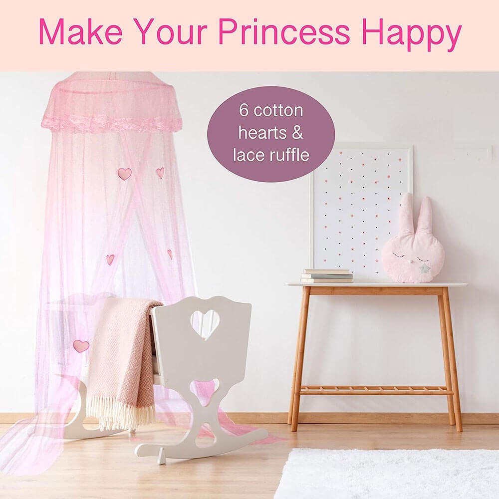 EVEN NATURALS Twin-Sized Princess Bed Canopy