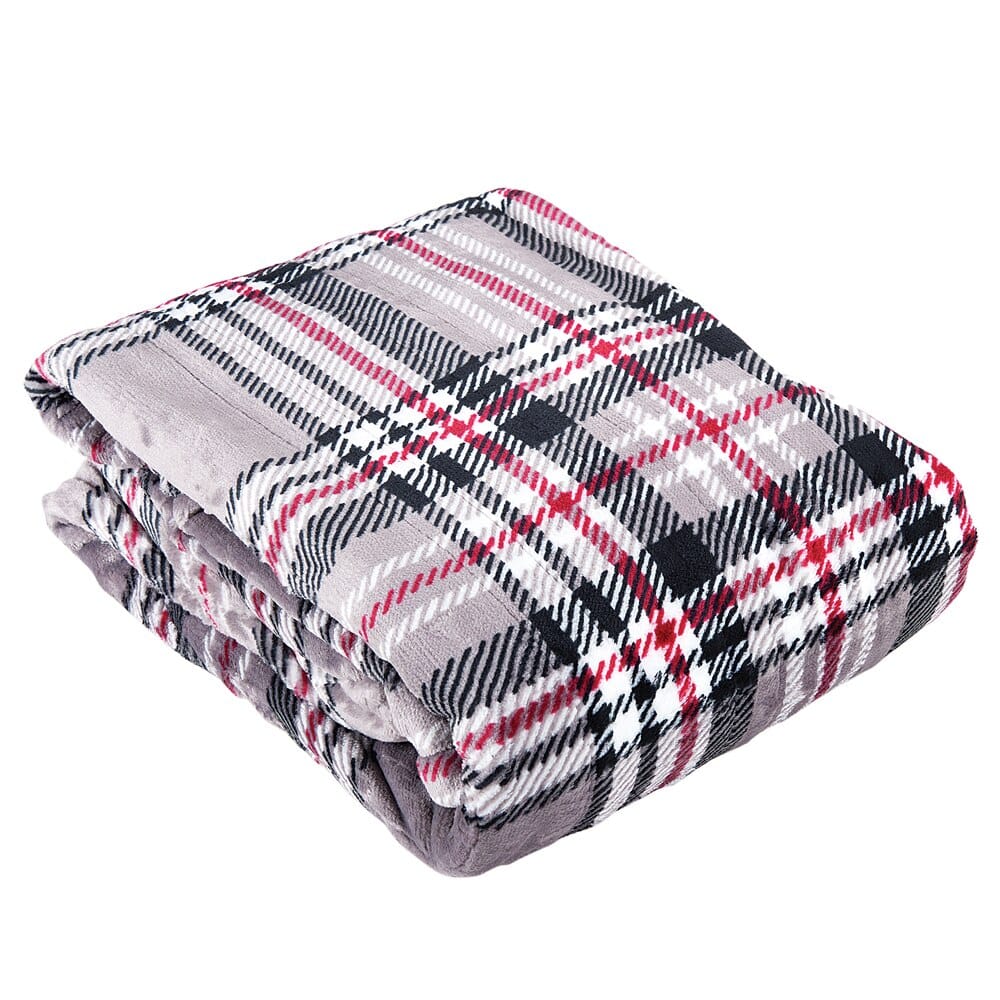 Westerly Heated Micromink Throw Blanket