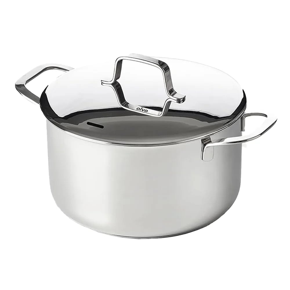 Alva Maestro 5.4 Qt Stainless Steel Casserole Dish with Lid