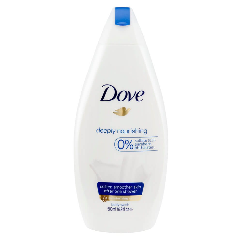 Dove Deeply Nourishing Moisturizing Body Wash, 16.9 oz