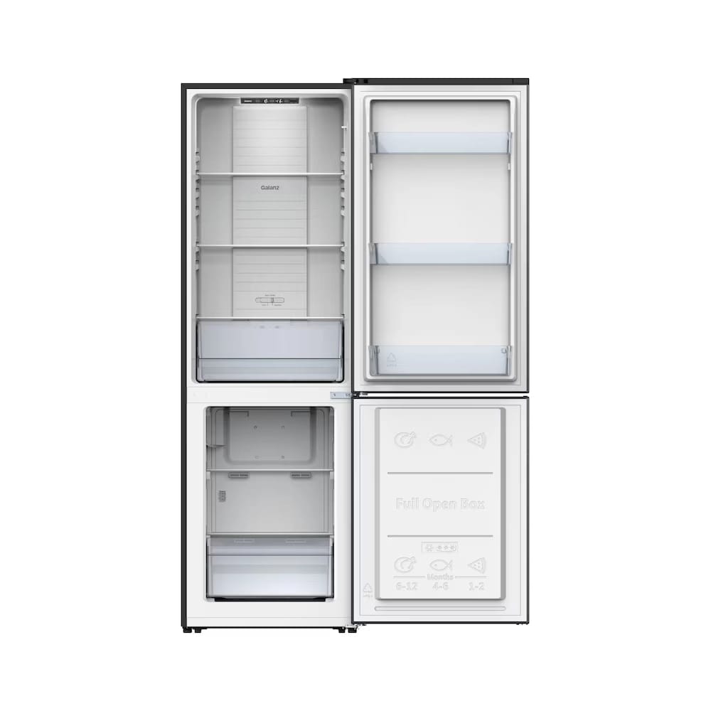 Galanz 11.8 cu.ft. Stainless Steel 2 Door Bottom Freezer Refrigerator