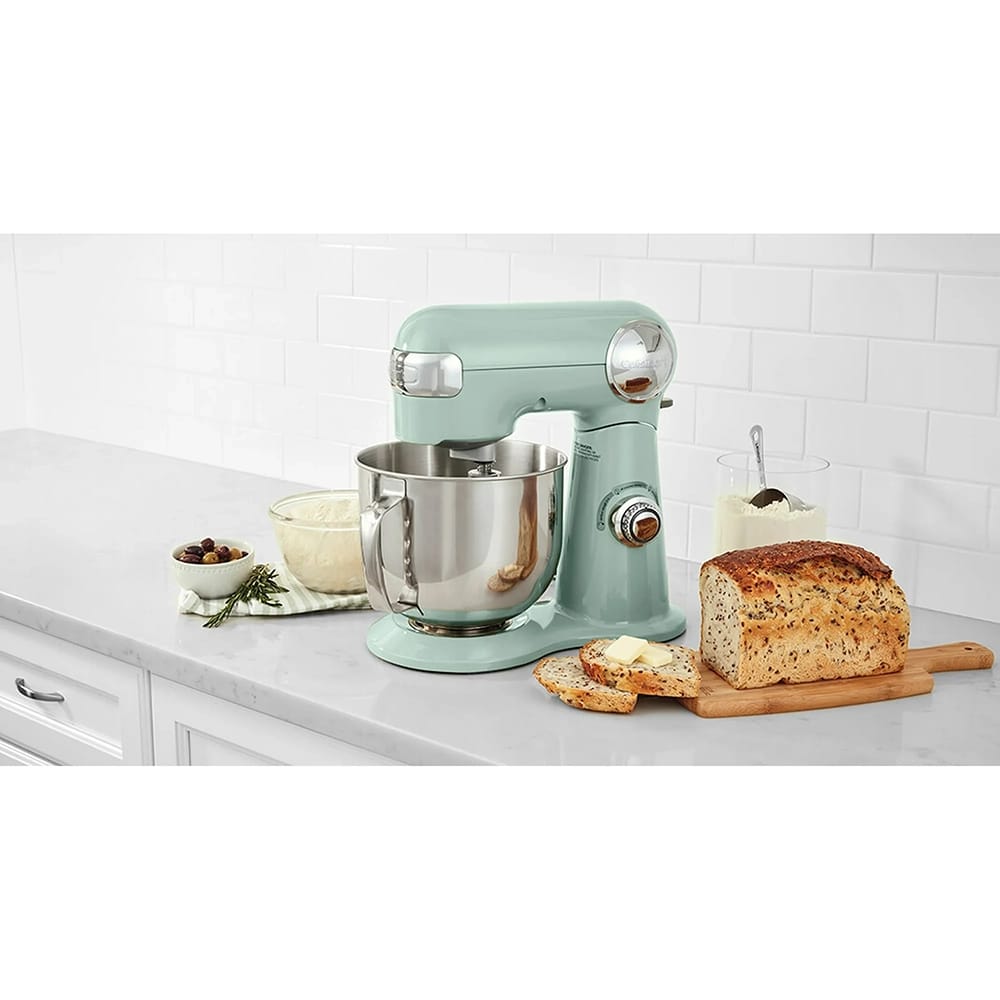 Cuisinart Precision Master 5.5 Quart Stand Mixer, Agave Green