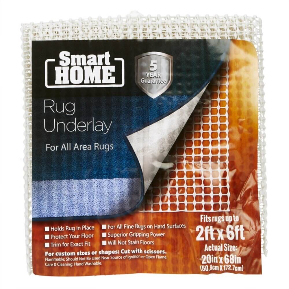 Smart Home Rug Underlay, Fits Up to 2' x 6'