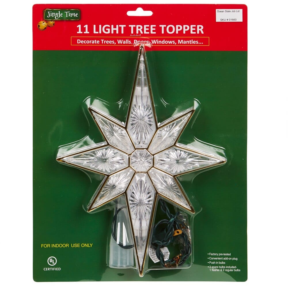 Jingle Time Liberty Longstar Lighted Tree Topper