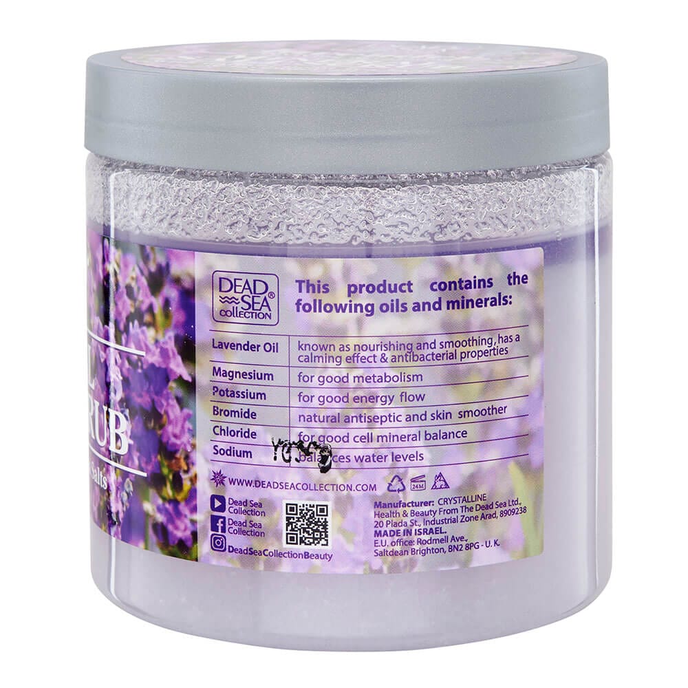 Dead Sea Lavender Mineral Salt Scrub, 23.28 oz