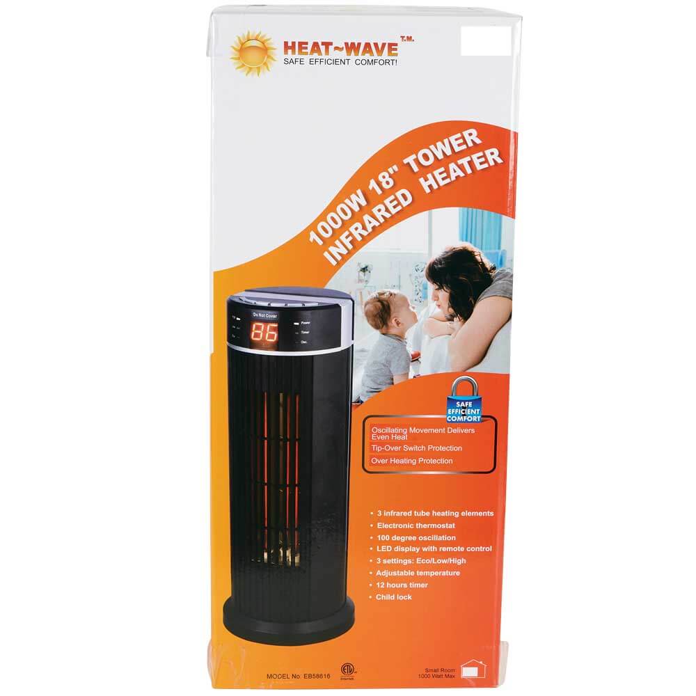 Heat-Wave 18" Tower Infrared Heater