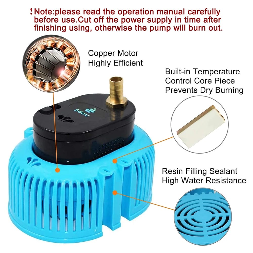 Edou Pool Cover Pump, Blue