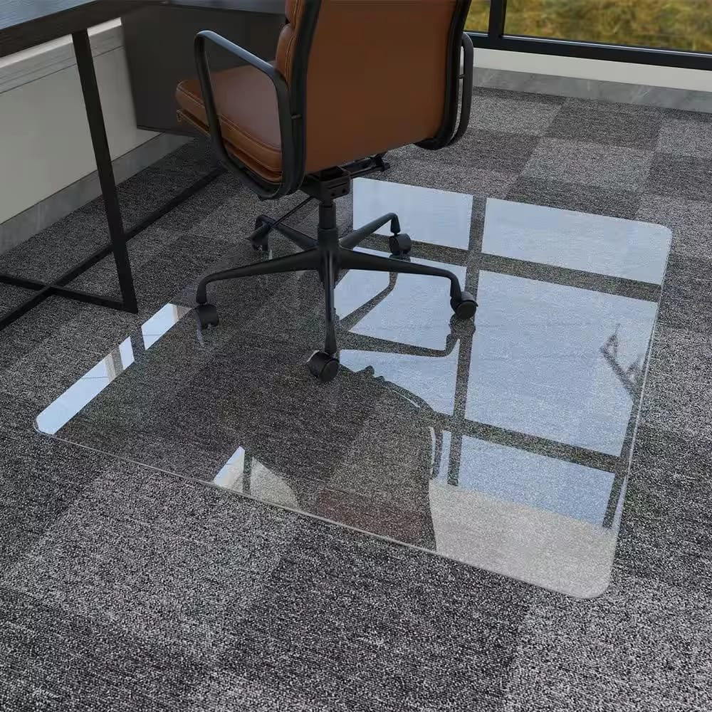 36" x 42" Glass Office Chair Mat