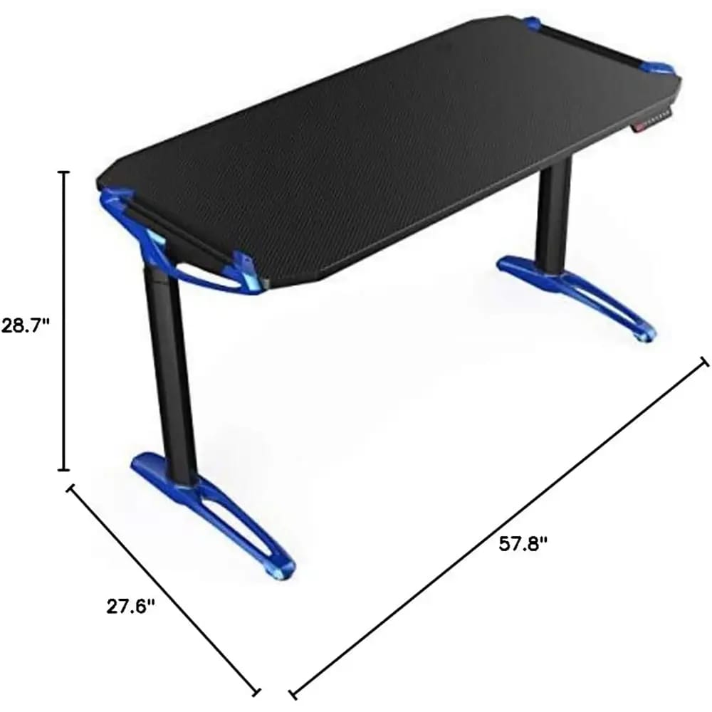 Eureka Ergonomic Electric Height Adjustable Desk Base, Blue