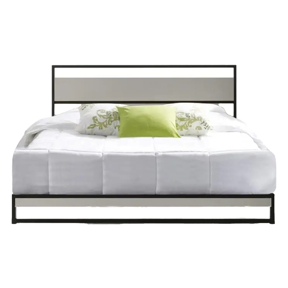 Belle Isle Furniture Eagle Harbor Platform Bed, Queen, Gray/Black