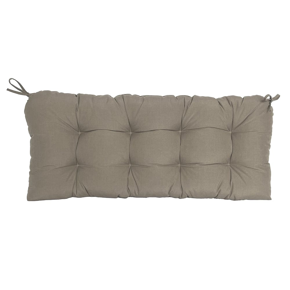 OutdoorLiving Furnishings Acrylic Settee Patio Cushion with 3M Scotchgard, Taupe