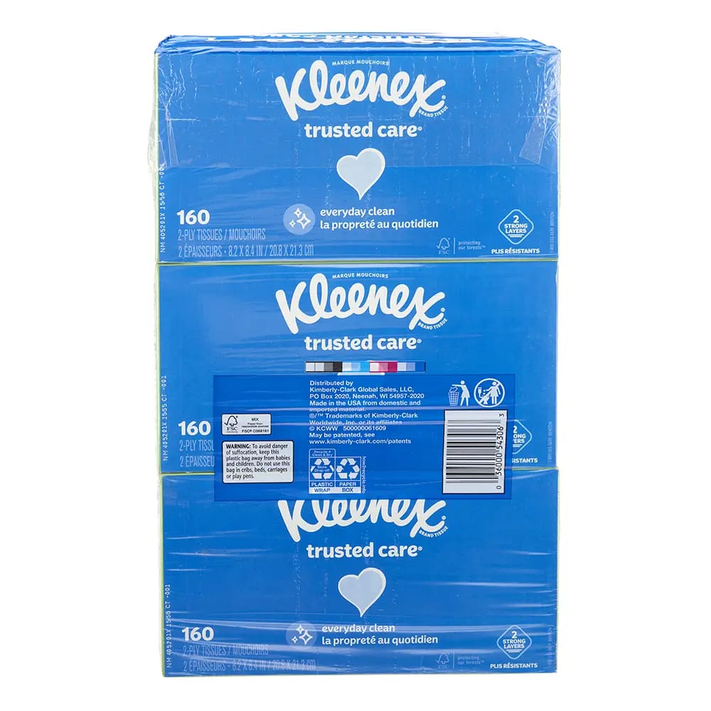 Kleenex 2-Ply Everyday Tissues, 6 Pack