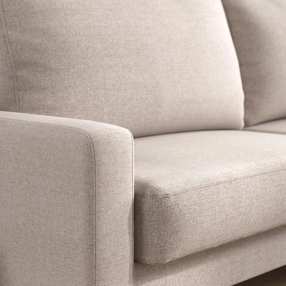 Zinus Colton Upholstered Sofa, Beige