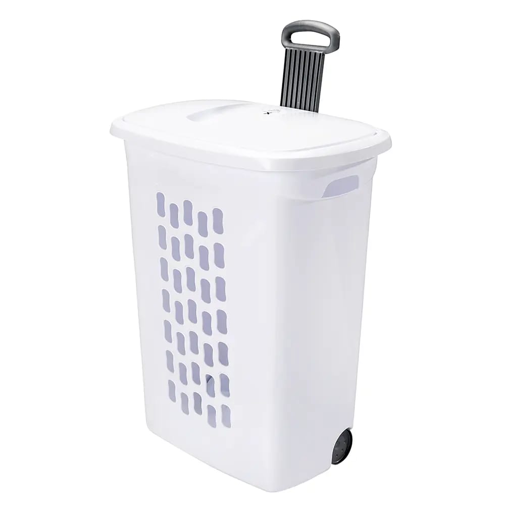 Laundry Hamper with Handle & Wheels