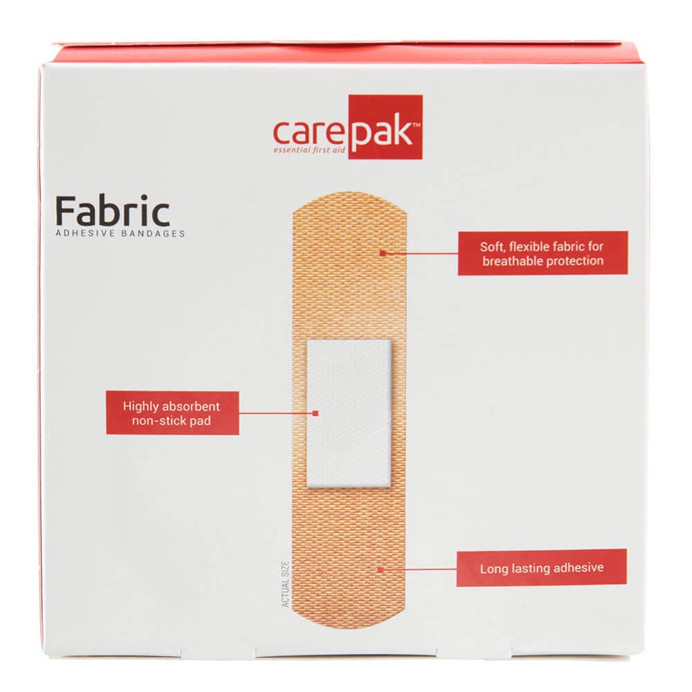 carepak Fabric Adhesive Bandages, 100 Count