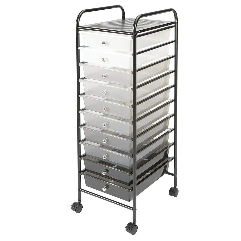 Leader 10-Drawer Rolling Cart