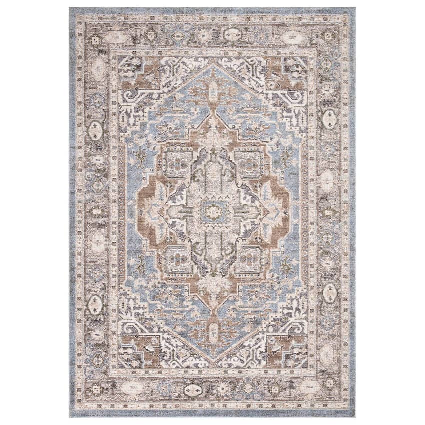 Danica II 9' x 12' Area Rug, Blue/Tan