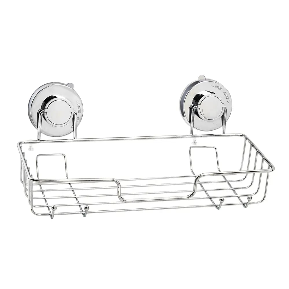 Chrome Shower Basket with Suction