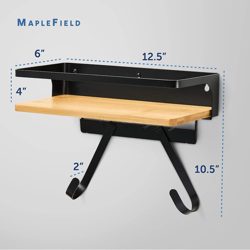 Maplefield Ironing Board Hanger with Shelf