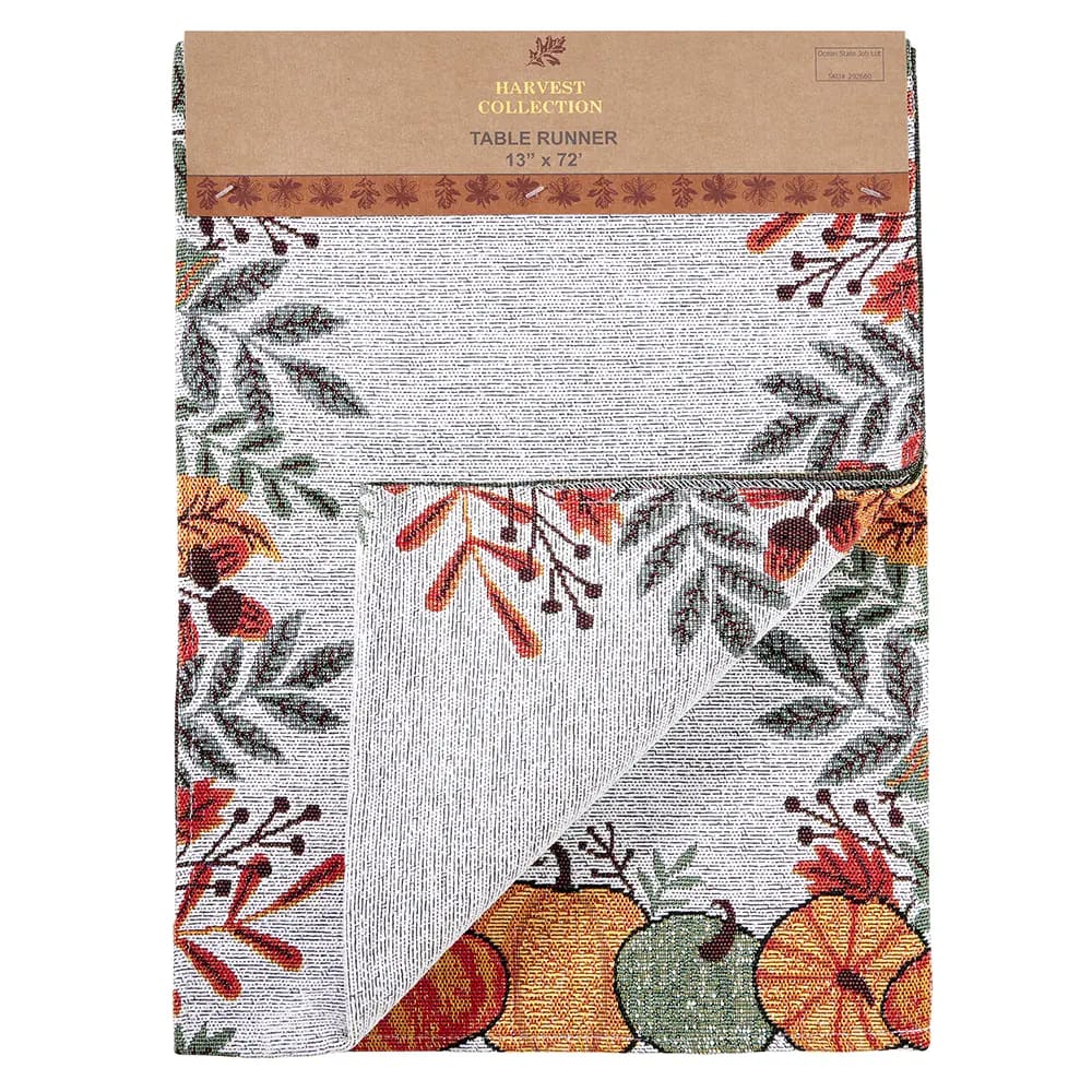 Harvest Collection Table Runner, 13" x 72"