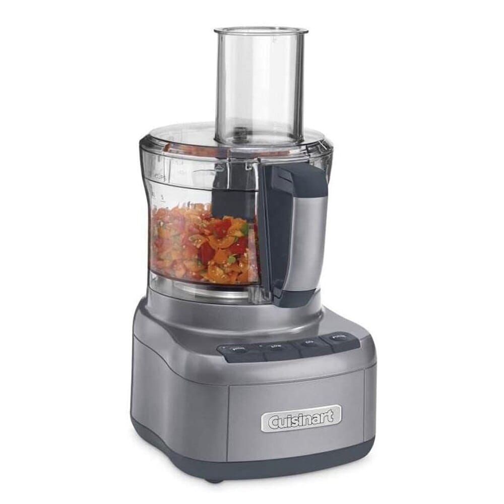 Cuisinart 8-Cup Food Processor, Gunmetal (Factory Refurbished)