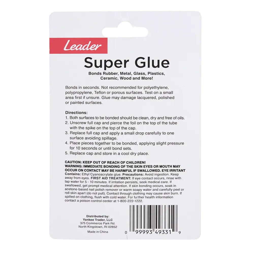 Leader Super Glue, 4 pk