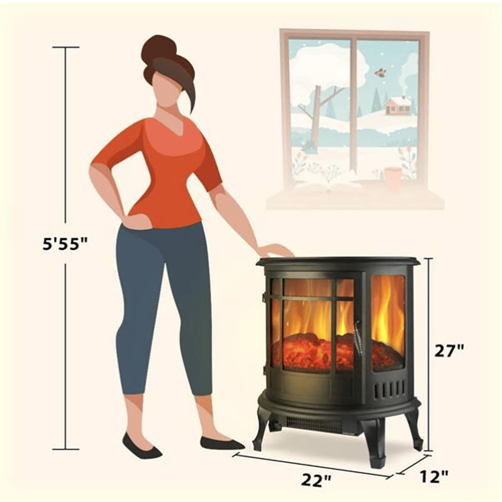 Freestanding Fireplace Heater Stove