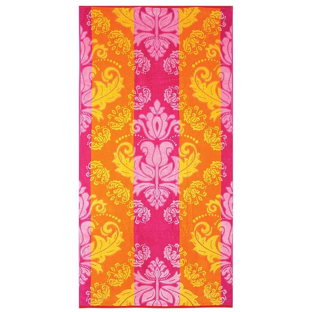 Cotton Printed Beach Towel, 32" x 64"