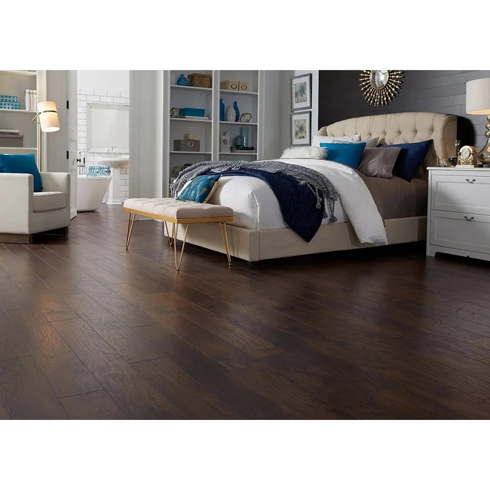 Dream Home 12mm Rustic Realm Hickory Waterproof Laminate Flooring, Brown, 15.9 sq. ft. ($3.77/sq. ft.)