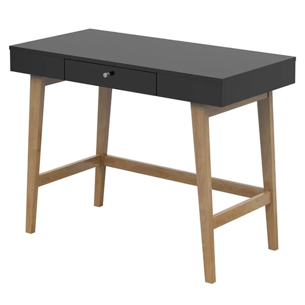 Twin Star Home Aprill 40" Desk, Black/Brown