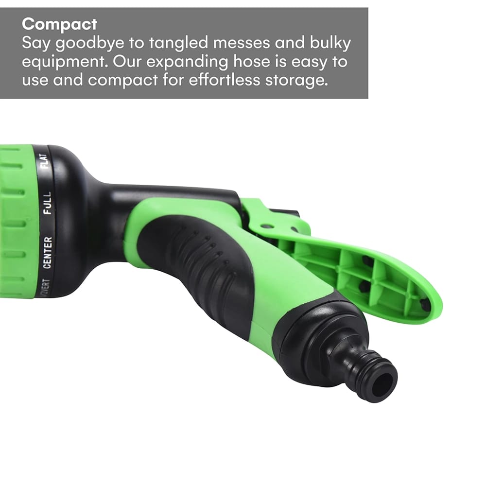 2WAYZ 50' Expandable Garden Hose, Black