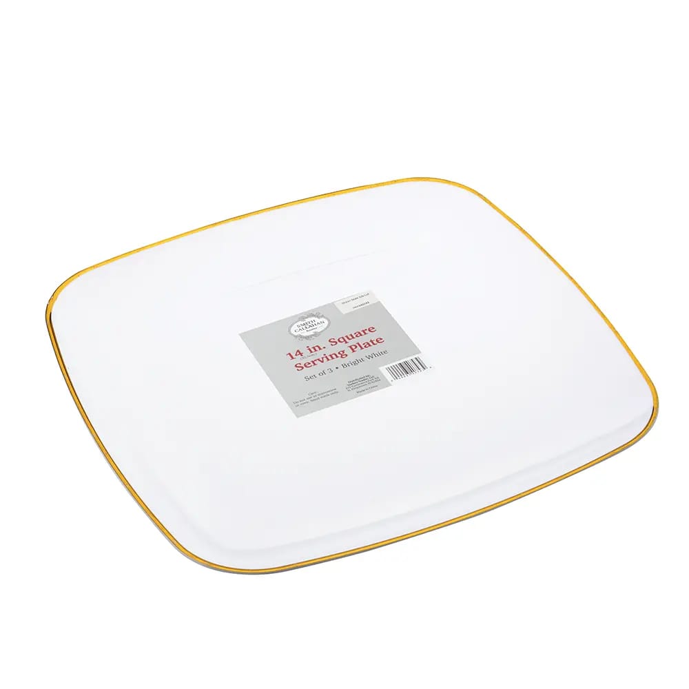 Smith & Callahan Square Serving Plate Set, 3 pk, 14"