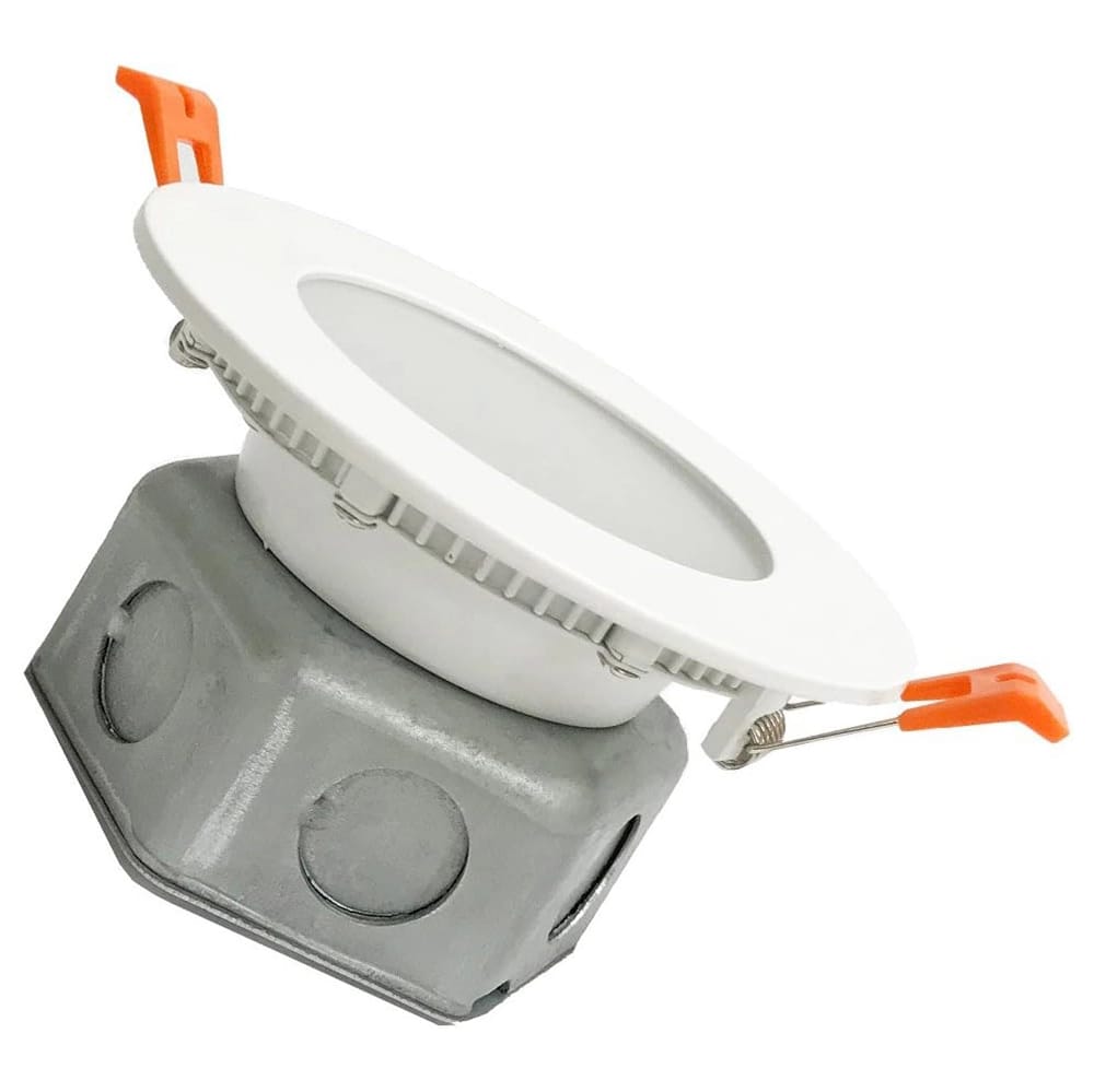 Hamilton Hills Round Flush Mount Recessed LED Light, White