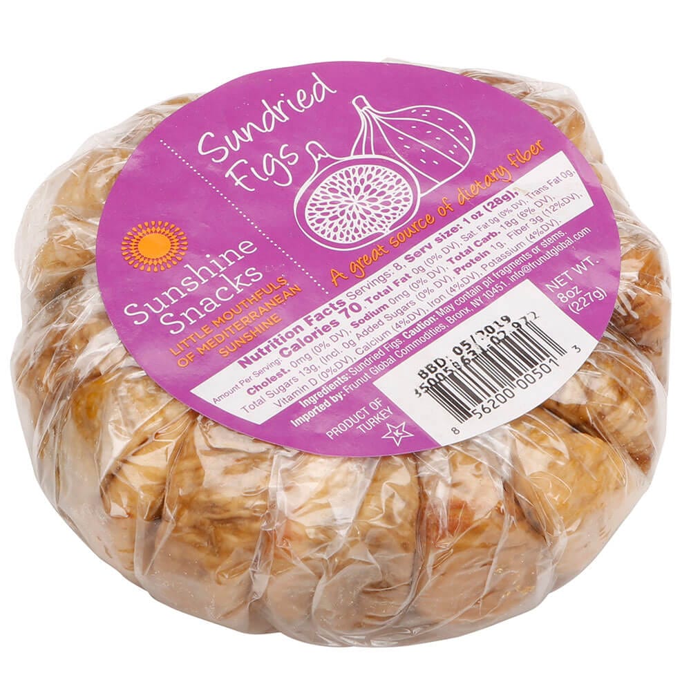 Sunshine Snacks Sun Dried Figs, 8 oz