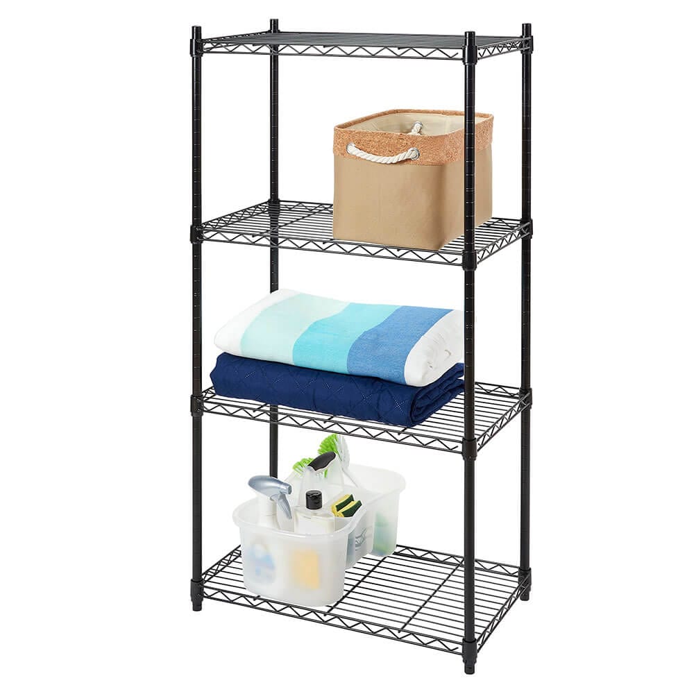 Method Storage Systems 4-Tier Household Wire Shelving Unit