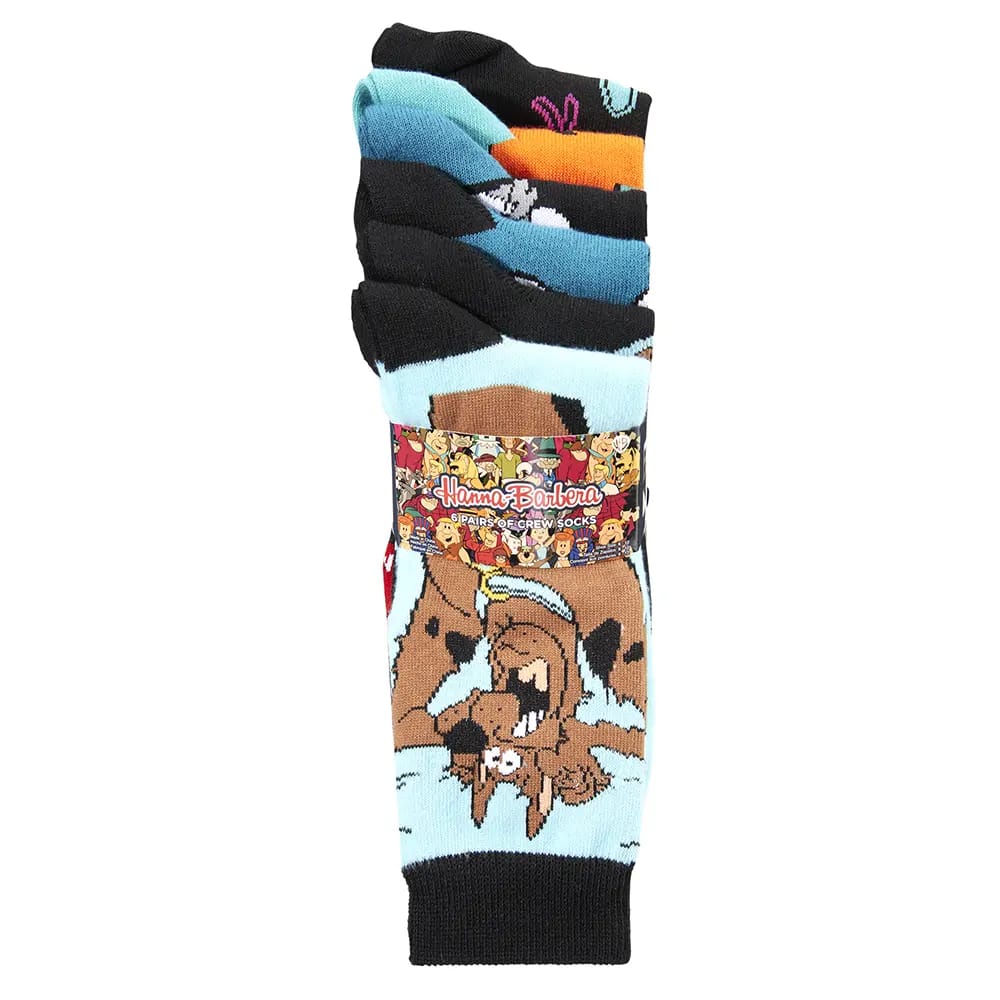 Novelty Crew Socks, 6 pk.