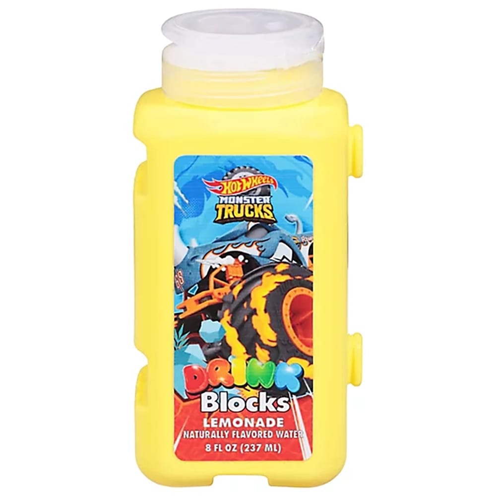 Drink Blocks Naturally Flavored Water, Lemonade, 8 oz