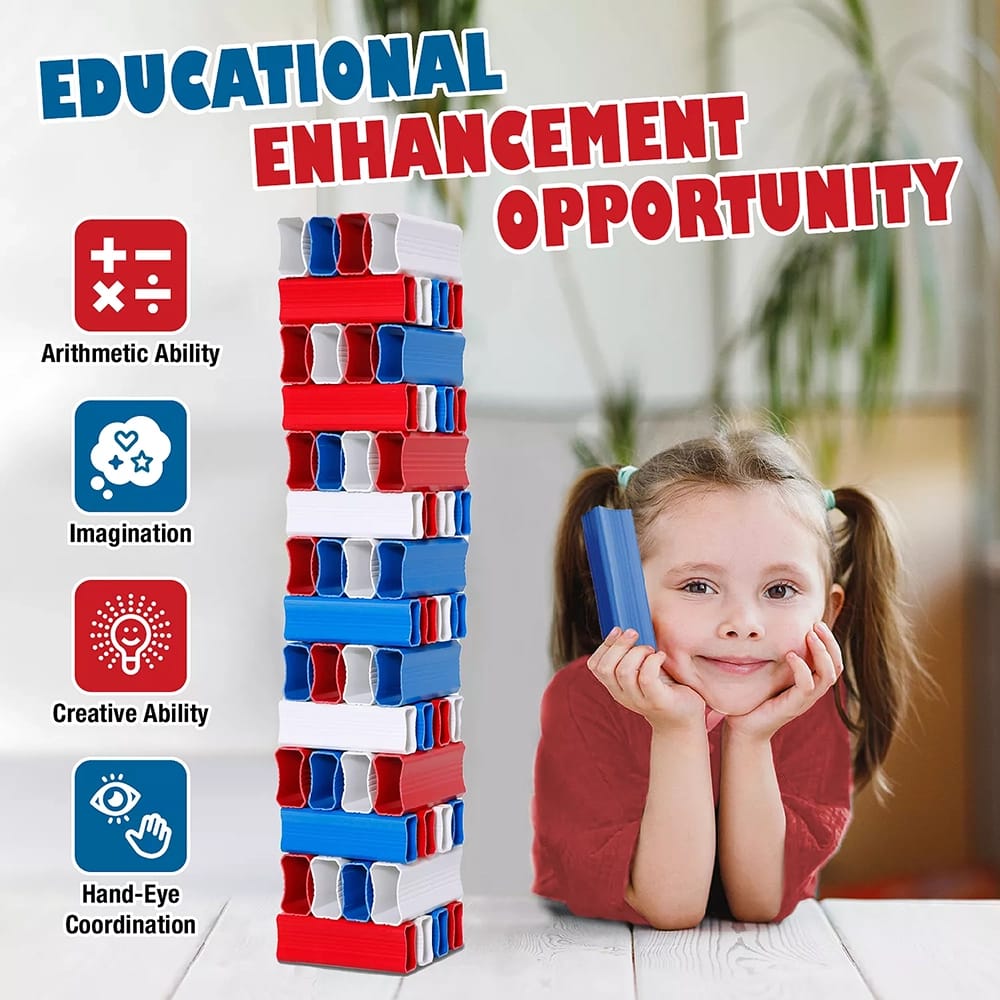 E-Jet Games Jumbo Tumble Tower Game