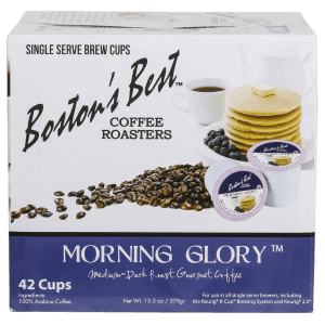 Boston's Best Morning Glory Gourmet Coffee Cups, 42 Count