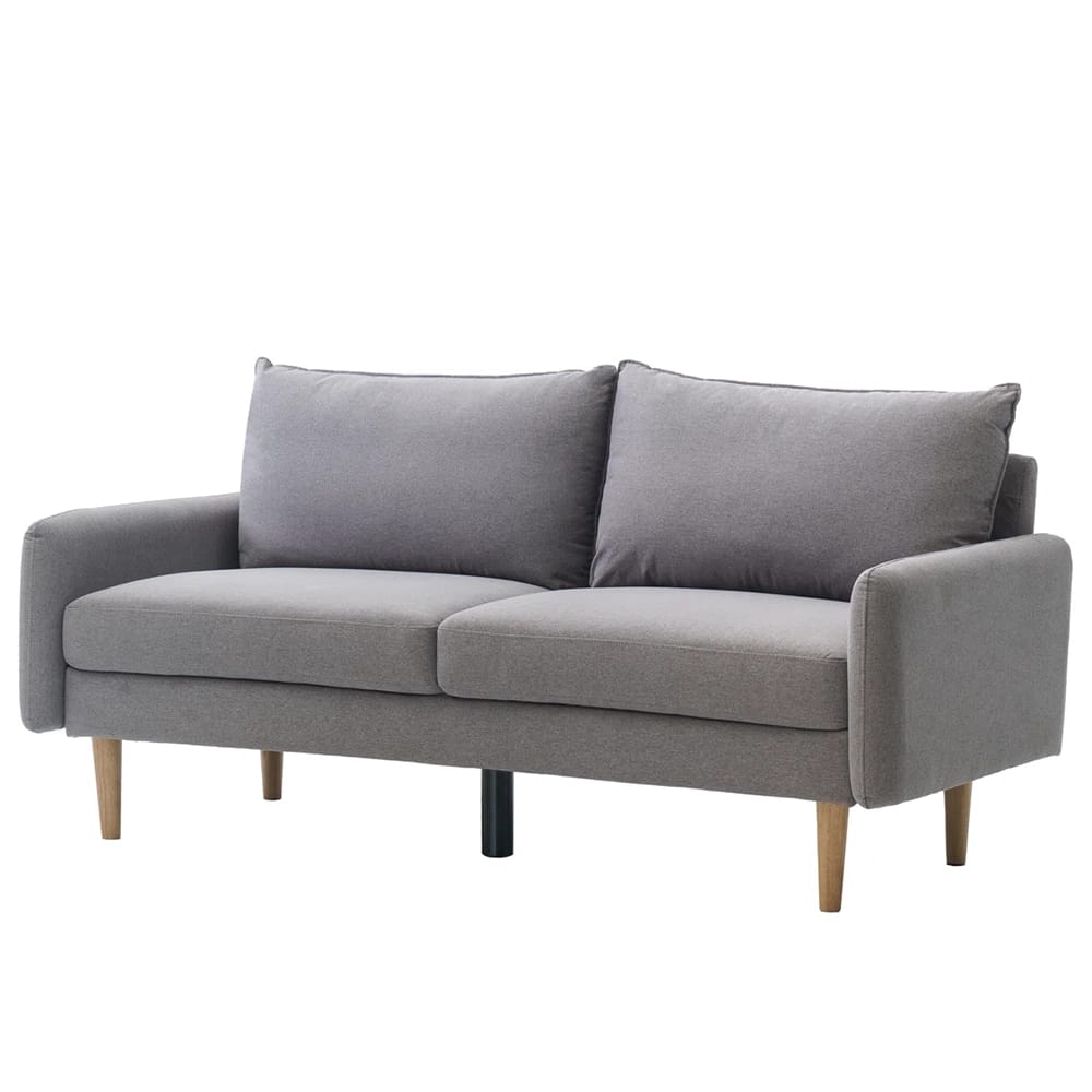 Zinus Upholstered Mid-Century Modern Sofa, Gray