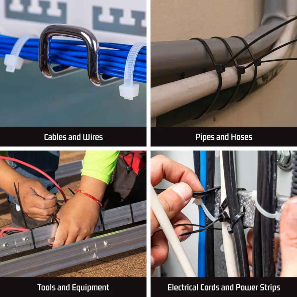 Bolt Dropper 1200-Piece Zip Tie Kit