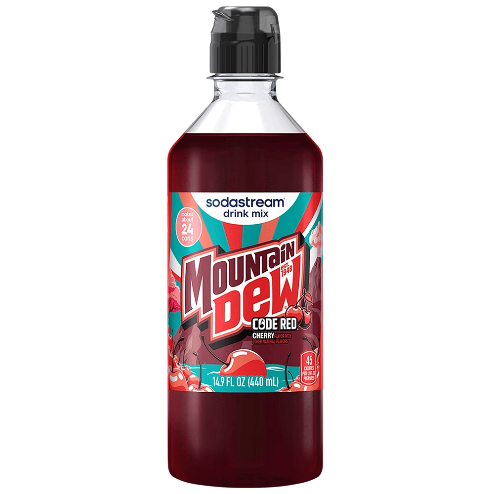 SodaStream Mountain Dew Code Red Cherry Drink Mix, 14.9 oz