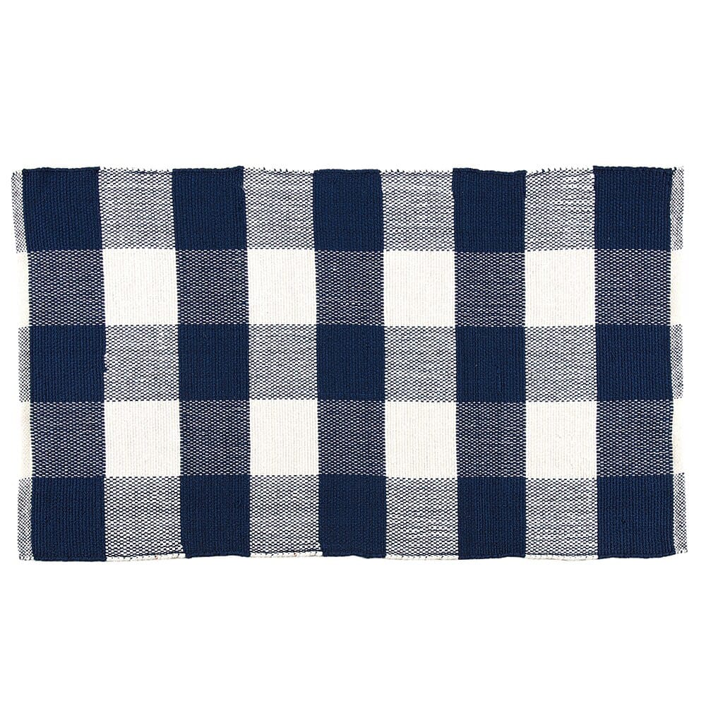 27"x45" Indoor and Outdoor Buffalo Check Rug