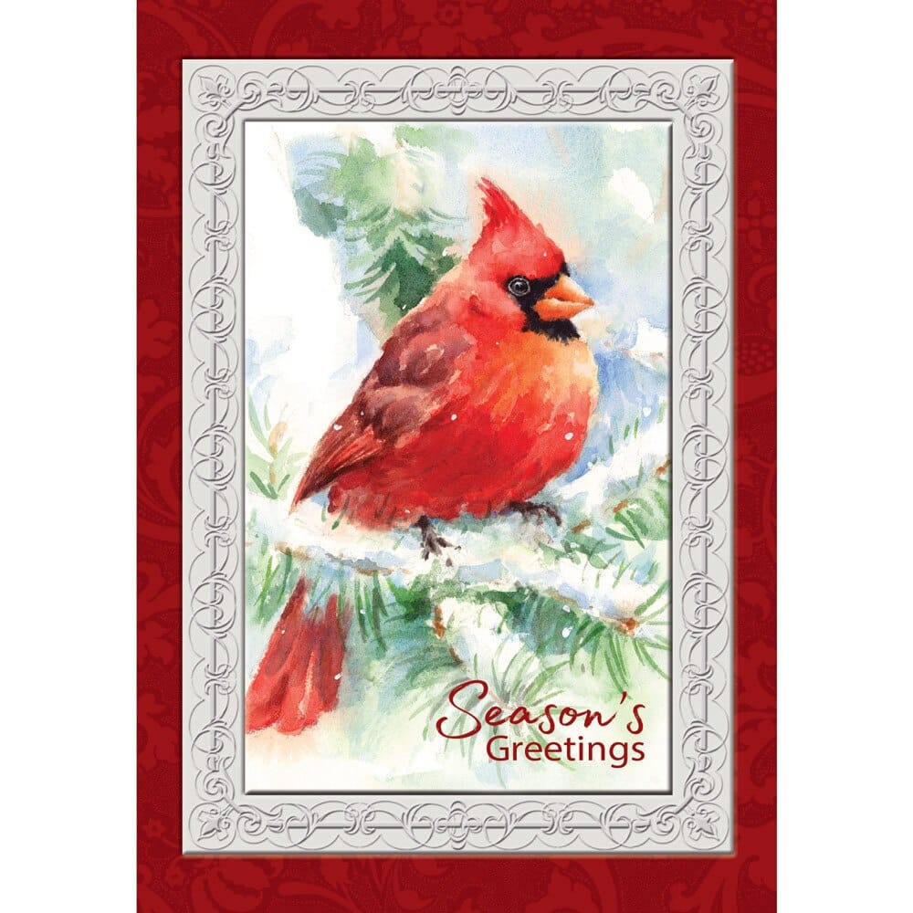 Season's Memories Boxed Christmas Cards, 12 Pack