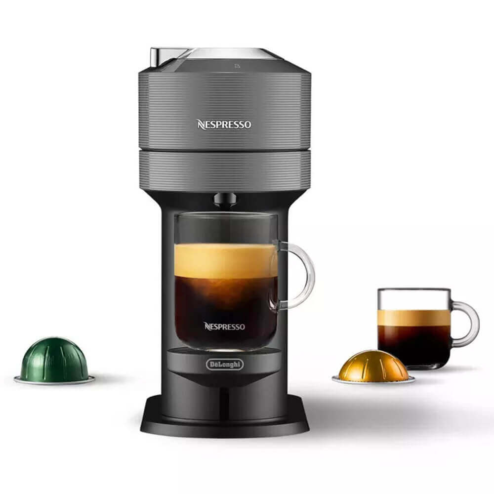 Nespresso Vertuo Next Coffee and Espresso Machine by De'Longhi, Gray (Factory Refurbished)