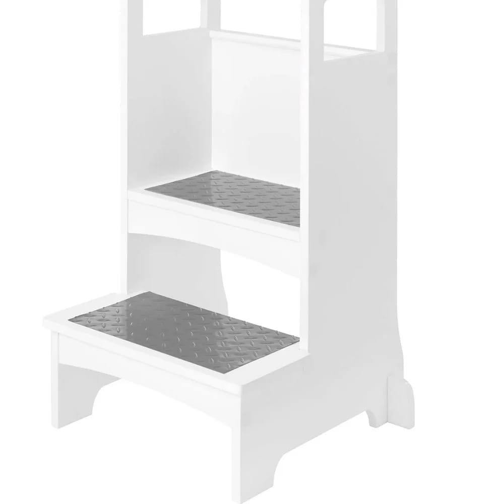 Whitmor Kid's Helper Step Stool, White